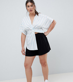 Шорты-кюлоты ASOS DESIGN Curve - Черный