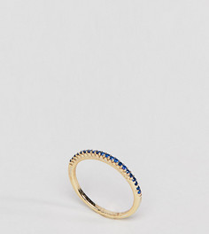 Кольцо с сапфировым паве и покрытием из 18-каратного золота Shashi - Золотой