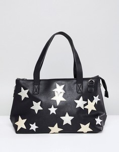 Черная сумка со звездами Yoki Fashion - Черный