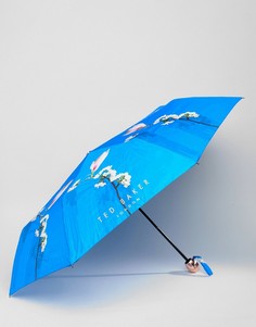 Зонт с цветочным принтом Ted Baker - Синий