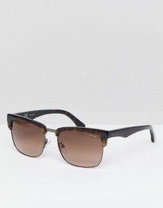 Солнцезащитные очки в стиле ретро Police - Коричневый