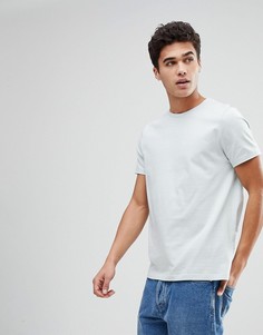 Голубая футболка с круглым вырезом ASOS DESIGN - Серый