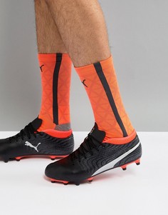 Черные футбольные бутсы Puma One 18.4 Firm Ground 10455601 - Черный