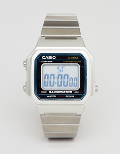 Серебристые цифровые часы Casio B650WC - Серебряный