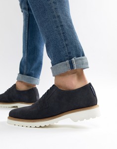 Темно-синие замшевые туфли на шнуровке Ben Sherman Highland - Синий
