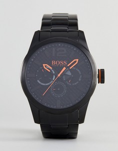 Часы с черным циферблатом BOSS Orange By Hugo Paris - Черный