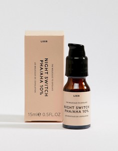 Средство для ухода за кожей с 10% PHA/AHA-кислотами Lixir Night Switch — 15 мл - Бесцветный