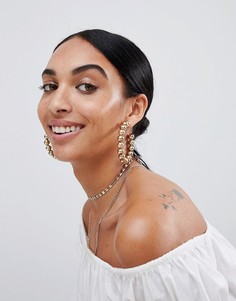 Серьги-кольца Steve Madden - Золотой