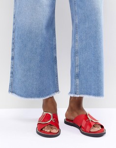 Шлепанцы с D-образными кольцами River Island - Красный