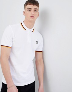 Белое поло Fred Perry Germany - Белый