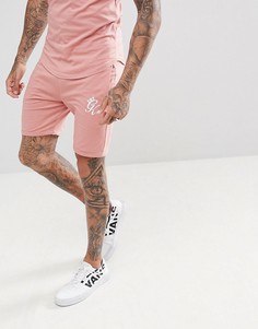 Розовые шорты с логотипом Gym King - Розовый