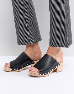 Черные сандалии на каблуке Sol Sana Jackie - Черный
