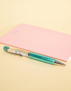 Шариковая ручка с чернилами матового синего цвета Typo - Мульти