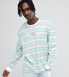 Розовый лонгслив из органического хлопка в полоску Puma эксклюзивно для ASOS - Розовый