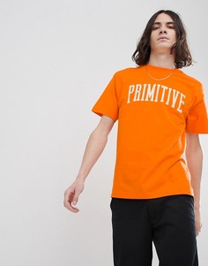 Оранжевая футболка с логотипом Primitive - Оранжевый