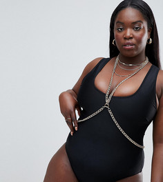 Цепочка в восточном стиле ASOS DESIGN Curve - Золотой