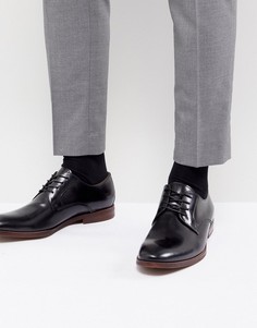Черные кожаные туфли дерби ALDO - Черный