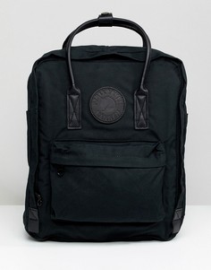 Рюкзак вместимостью 16 л с кожаными лямками Fjallraven Kanken No. 2 - Черный