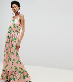Платье макси с тропическим принтом Vero Moda Tall - Мульти