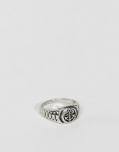 Серебристое кольцо Burton Menswear - Серебряный