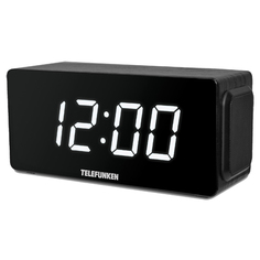Радио-часы Telefunken TF-1566U Black Wood/White TF-1566U Black Wood/White