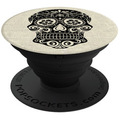 Кольцо-держатель для телефона Popsockets Sugarskull On Linen (101689)