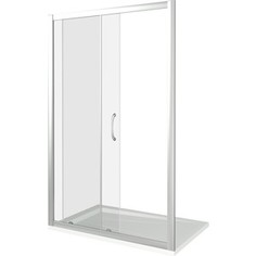 Душевая дверь Good Door Latte WTW-110-C-WE профиль белый, стекло прозрачное