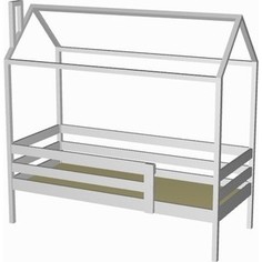 Кровать-домик RooRoom кд-33С 160x70 серый