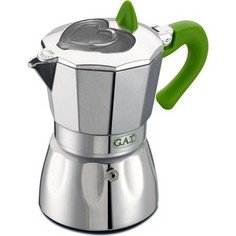 Гейзерная кофеварка на 6 чашек G.A.T. Valentina зеленый (104906N green)