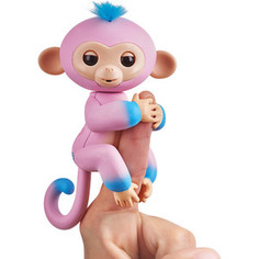FINGERLINGS Интерактивная обезьянка КАНДИ (розовая и голубая), 12 см (3722)