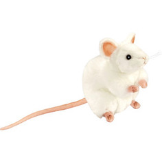 Мягкая игрушка Hansa Белая мышь, 16 см (5323)