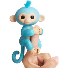FINGERLINGS Интерактивная обезьянка АМЕЛИЯ (изумрудная), 12 см (3761)