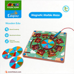Развивающая игра AVENIR Деревянный лабиринт с магнитными шариками (EP3048)