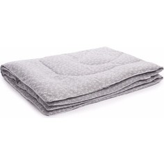 Одеяло Vikalex бязь, холлофайбер 110х140, серый с бантиками (Vi21104)