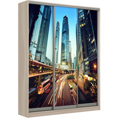 Шкаф-Купе Престиж-Купе Рико 3д фотопечать Ночной город 0088-330