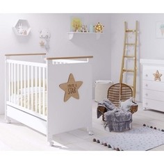 Кроватка Micuna Baby Star (Микуна Беби Стар) 120*60 white/natural
