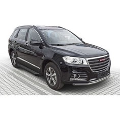 Пороги Black new Rival для Haval H6 (2014-н.в.), 173 см, алюминий, F173ALB.9402.1