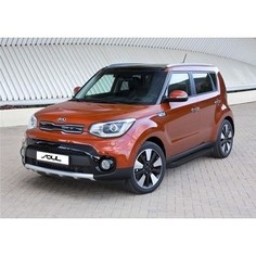 Пороги Black new Rival для Kia Soul (2017-н.в.), 173 см, алюминий, F173ALB.2804.1