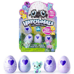 интерактивная игрушка Hatchimals коллекционная фигурка 4 штуки + бонус