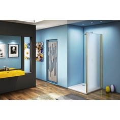 Боковая стенка Good Door Jazze SP-80-G-BR 80x185 см, профиль бронза, стекло матовое (ДЖ00025)