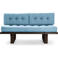 Кушетка Anderson Торн венге-синяя рогожка