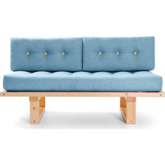 Кушетка Anderson Торн сосна-синяя рогожка