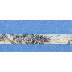 Полотенце Aquarelle Фотобордюр письмо, спокойный синий 70х140 (712591)