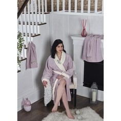 Набор халат с полотенцем Karna махровый Adra L/XL светло-лаванда (2739/CHAR010)