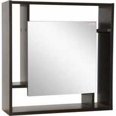 Зеркальный шкаф Меркана квадро 60 см венге (17425)