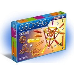 Магнитный конструктор Geomag Color 64 детали (262)