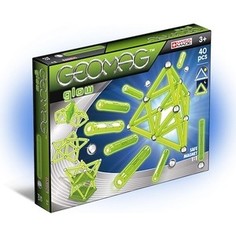 Магнитный конструктор Geomag Glow 40 деталей (330)