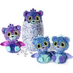 Интерактивная игрушка Hatchimals Сюрприз - близнецы питомцы, вылупляющиеся из яйца (19110-PURP)