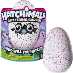 Интерактивная игрушка сюрприз Hatchimals Блестящий пингвинчик - питомец, вылупляющийся из яйца (19100-1)