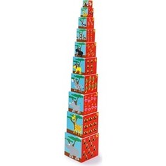 Кубики SCRATCH Stacking Tower Animals of the world (6181034)